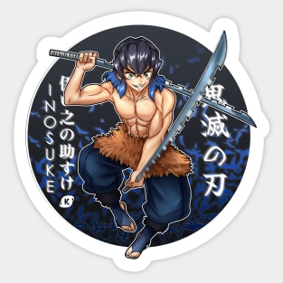 Demon Slayer Inosuke (without mask) Sticker